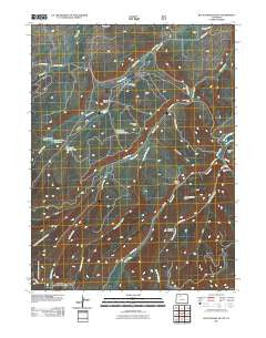 Rattlesnake Butte Colorado Historical topographic map, 1:24000 scale, 7.5 X 7.5 Minute, Year 2011