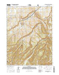Rattlesnake Butte Colorado Current topographic map, 1:24000 scale, 7.5 X 7.5 Minute, Year 2016