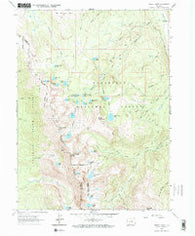 Rawah Lakes Colorado Historical topographic map, 1:24000 scale, 7.5 X 7.5 Minute, Year 1962