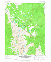 Rawah Lakes Colorado Historical topographic map, 1:24000 scale, 7.5 X 7.5 Minute, Year 1962