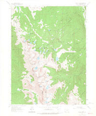 Rawah Lakes Colorado Historical topographic map, 1:24000 scale, 7.5 X 7.5 Minute, Year 1962