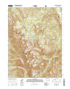 Rawah Lakes Colorado Current topographic map, 1:24000 scale, 7.5 X 7.5 Minute, Year 2016
