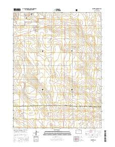 Raymer Colorado Current topographic map, 1:24000 scale, 7.5 X 7.5 Minute, Year 2016