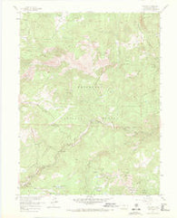 Raymond Colorado Historical topographic map, 1:24000 scale, 7.5 X 7.5 Minute, Year 1957