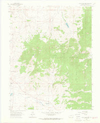 Razor Creek Dome Colorado Historical topographic map, 1:24000 scale, 7.5 X 7.5 Minute, Year 1962
