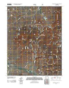 Razor Creek Dome Colorado Historical topographic map, 1:24000 scale, 7.5 X 7.5 Minute, Year 2011