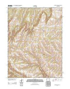 Razorback Ridge Colorado Historical topographic map, 1:24000 scale, 7.5 X 7.5 Minute, Year 2013