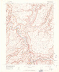 Red Canyon Colorado Historical topographic map, 1:24000 scale, 7.5 X 7.5 Minute, Year 1960