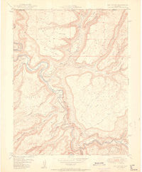 Red Canyon Colorado Historical topographic map, 1:24000 scale, 7.5 X 7.5 Minute, Year 1950