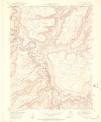 Red Canyon Colorado Historical topographic map, 1:24000 scale, 7.5 X 7.5 Minute, Year 1949