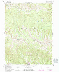 Red Creek Colorado Historical topographic map, 1:24000 scale, 7.5 X 7.5 Minute, Year 1961