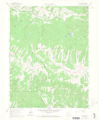Red Creek Colorado Historical topographic map, 1:24000 scale, 7.5 X 7.5 Minute, Year 1961