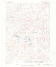 Red Feather Lakes Colorado Historical topographic map, 1:24000 scale, 7.5 X 7.5 Minute, Year 1967