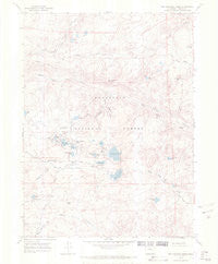 Red Feather Lakes Colorado Historical topographic map, 1:24000 scale, 7.5 X 7.5 Minute, Year 1967