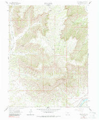 Red Pinnacle Colorado Historical topographic map, 1:24000 scale, 7.5 X 7.5 Minute, Year 1962