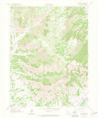 Red Pinnacle Colorado Historical topographic map, 1:24000 scale, 7.5 X 7.5 Minute, Year 1962