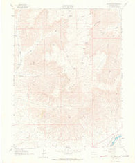 Red Pinnacle Colorado Historical topographic map, 1:24000 scale, 7.5 X 7.5 Minute, Year 1962
