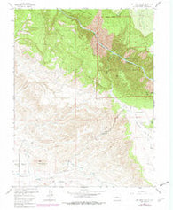 Red Rock Canyon Colorado Historical topographic map, 1:24000 scale, 7.5 X 7.5 Minute, Year 1955