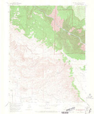 Red Rock Canyon Colorado Historical topographic map, 1:24000 scale, 7.5 X 7.5 Minute, Year 1955