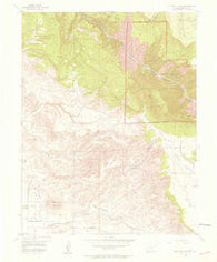 Red Rock Canyon Colorado Historical topographic map, 1:24000 scale, 7.5 X 7.5 Minute, Year 1955