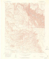 Red Rock Canyon Colorado Historical topographic map, 1:24000 scale, 7.5 X 7.5 Minute, Year 1955