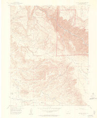 Red Rock Canyon Colorado Historical topographic map, 1:24000 scale, 7.5 X 7.5 Minute, Year 1955