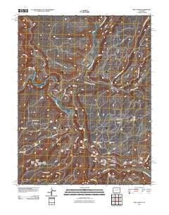 Red Canyon Colorado Historical topographic map, 1:24000 scale, 7.5 X 7.5 Minute, Year 2011