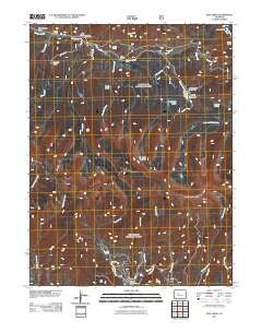 Red Creek Colorado Historical topographic map, 1:24000 scale, 7.5 X 7.5 Minute, Year 2011