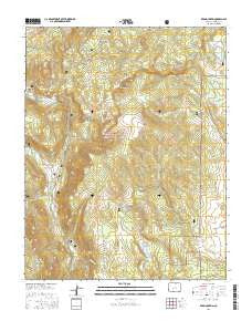 Red Mountain Colorado Current topographic map, 1:24000 scale, 7.5 X 7.5 Minute, Year 2016