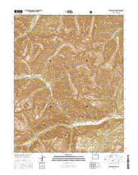 Redcloud Peak Colorado Current topographic map, 1:24000 scale, 7.5 X 7.5 Minute, Year 2016