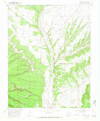 Redmesa Colorado Historical topographic map, 1:24000 scale, 7.5 X 7.5 Minute, Year 1968
