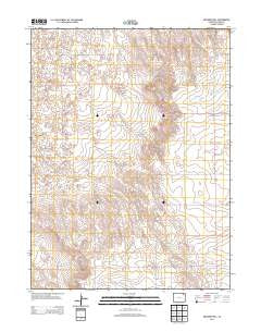 Reiradon Hill Colorado Historical topographic map, 1:24000 scale, 7.5 X 7.5 Minute, Year 2013