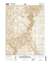 Reiradon Hill Colorado Current topographic map, 1:24000 scale, 7.5 X 7.5 Minute, Year 2016