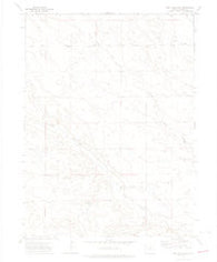 Reno Reservoir Colorado Historical topographic map, 1:24000 scale, 7.5 X 7.5 Minute, Year 1972