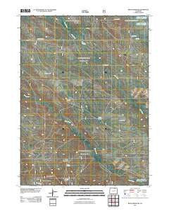Reno Reservoir Colorado Historical topographic map, 1:24000 scale, 7.5 X 7.5 Minute, Year 2011