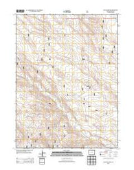 Reno Reservoir Colorado Historical topographic map, 1:24000 scale, 7.5 X 7.5 Minute, Year 2013
