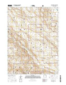 Reno Reservoir Colorado Current topographic map, 1:24000 scale, 7.5 X 7.5 Minute, Year 2016
