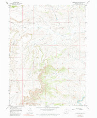 Reservoir Draw Colorado Historical topographic map, 1:24000 scale, 7.5 X 7.5 Minute, Year 1969
