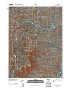 Reservoir Draw Colorado Historical topographic map, 1:24000 scale, 7.5 X 7.5 Minute, Year 2010
