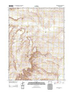 Reservoir Draw Colorado Historical topographic map, 1:24000 scale, 7.5 X 7.5 Minute, Year 2013