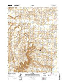 Reservoir Draw Colorado Current topographic map, 1:24000 scale, 7.5 X 7.5 Minute, Year 2016