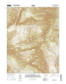 Rice Mountain Colorado Current topographic map, 1:24000 scale, 7.5 X 7.5 Minute, Year 2016