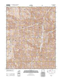 Rico Colorado Historical topographic map, 1:24000 scale, 7.5 X 7.5 Minute, Year 2013