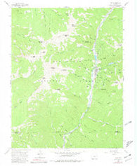 Rico Colorado Historical topographic map, 1:24000 scale, 7.5 X 7.5 Minute, Year 1960