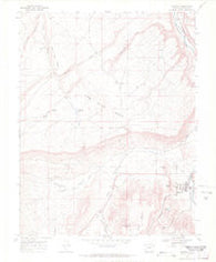 Ridgway Colorado Historical topographic map, 1:24000 scale, 7.5 X 7.5 Minute, Year 1967