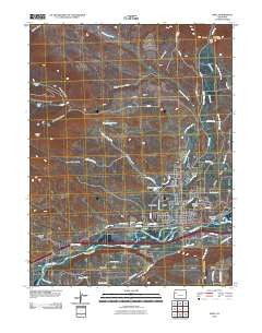 Rifle Colorado Historical topographic map, 1:24000 scale, 7.5 X 7.5 Minute, Year 2010