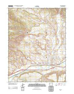 Rifle Colorado Historical topographic map, 1:24000 scale, 7.5 X 7.5 Minute, Year 2013