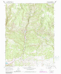 Rifle Falls Colorado Historical topographic map, 1:24000 scale, 7.5 X 7.5 Minute, Year 1966