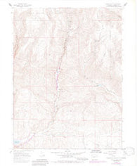 Rifle Falls Colorado Historical topographic map, 1:24000 scale, 7.5 X 7.5 Minute, Year 1966