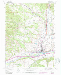 Rifle Colorado Historical topographic map, 1:24000 scale, 7.5 X 7.5 Minute, Year 1952
